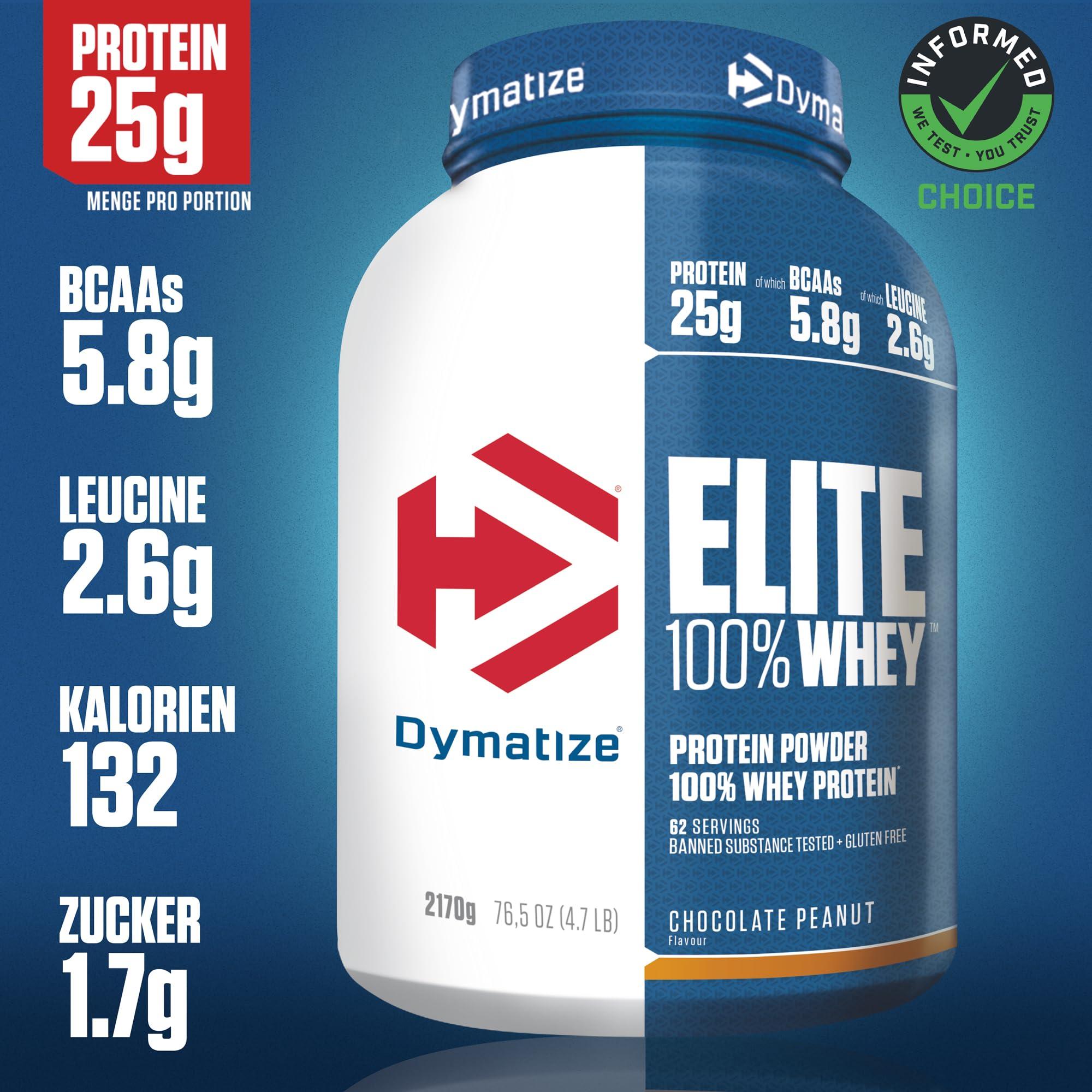 🥜 DYMATIZE ELITE 100% WHEY – ВИСОКОКАЧЕСТВЕН ПРОТЕИН С НИСКО СЪДЪРЖАНИЕ НА ЗАХАР | 940г & 2170г | 25Г ПРОТЕИН НА ПОРЦИЯ - urmax